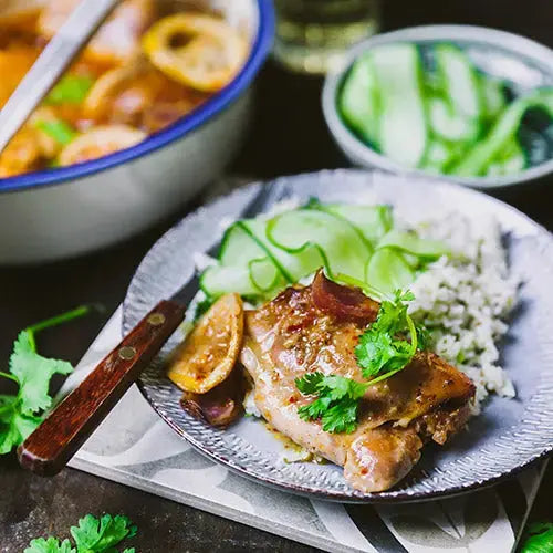 Süß-scharfe hähnchenschenkel - Campingaz & Coleman